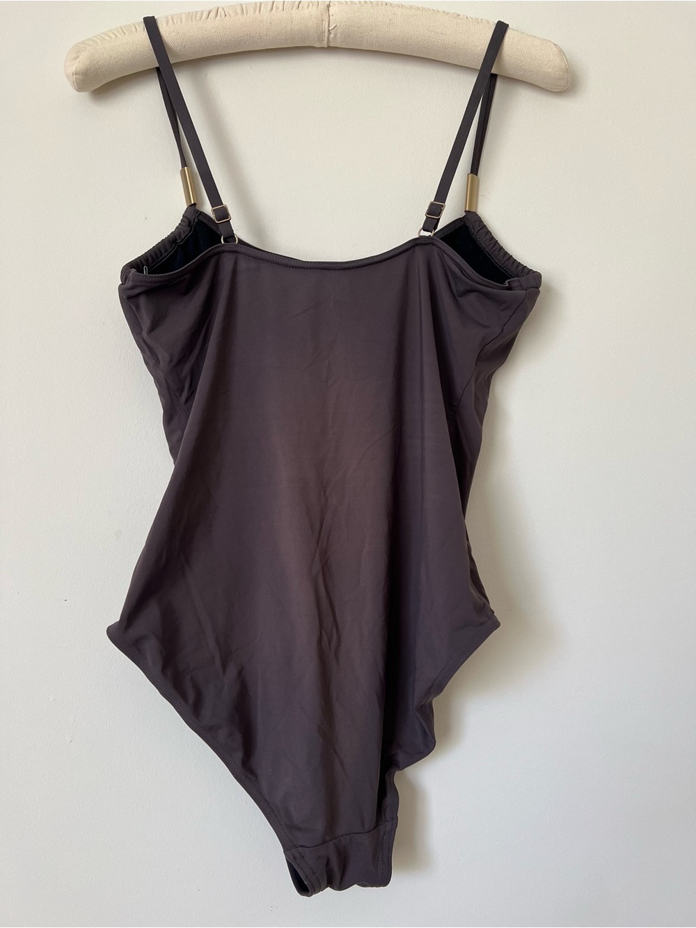 Calvin Klein Dark Brown One-Piece Swimsuit